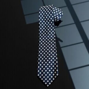 LUCIANO BARBERA Silk Geometric Box Tie